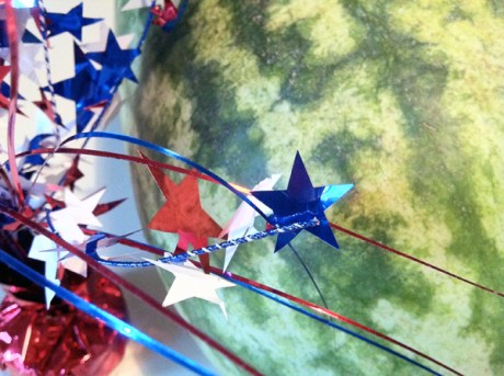patriotic watermelon