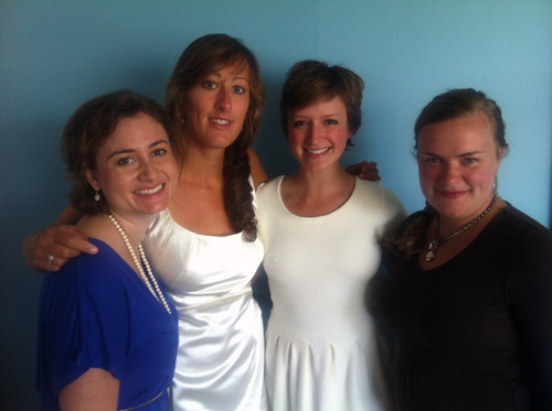 the girls with the bride